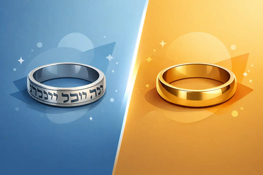 Hebrew Engraved Rings vs Plain Rings Compared
