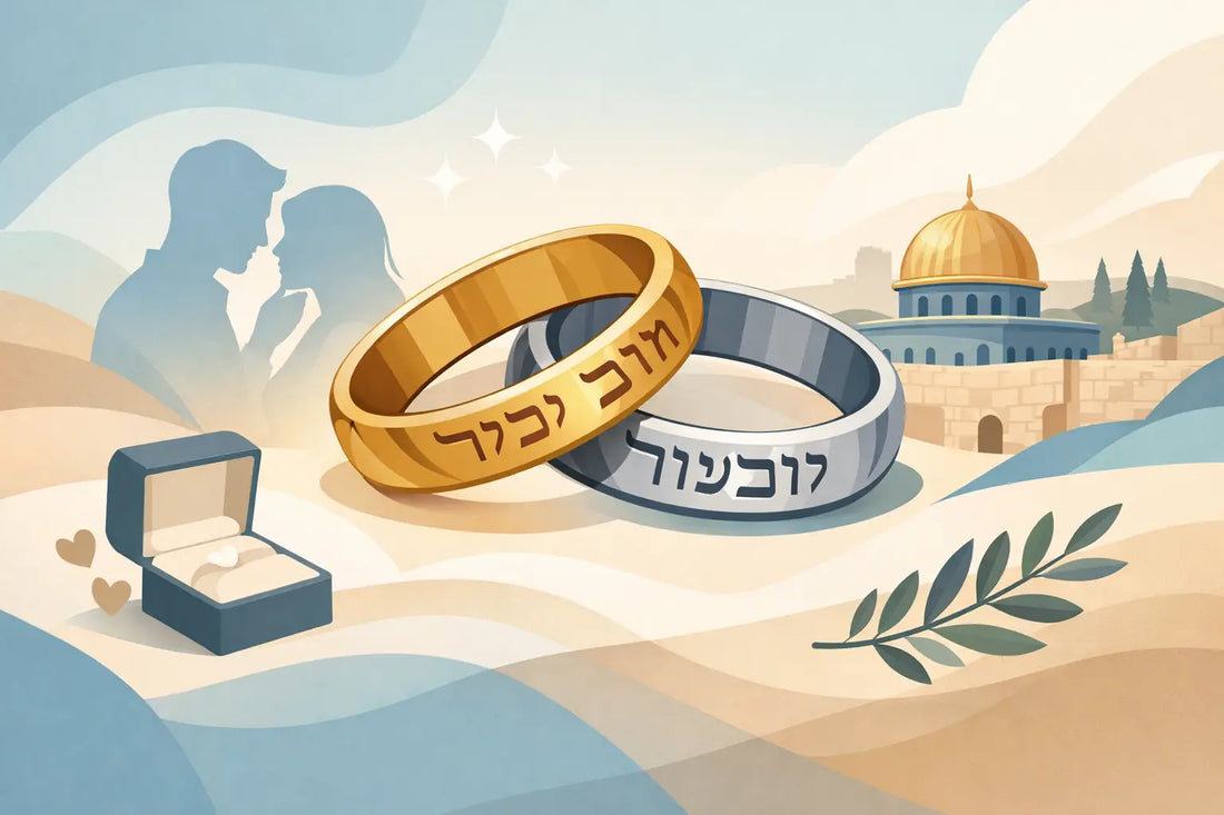 Custom Hebrew Promise Rings With Meaning