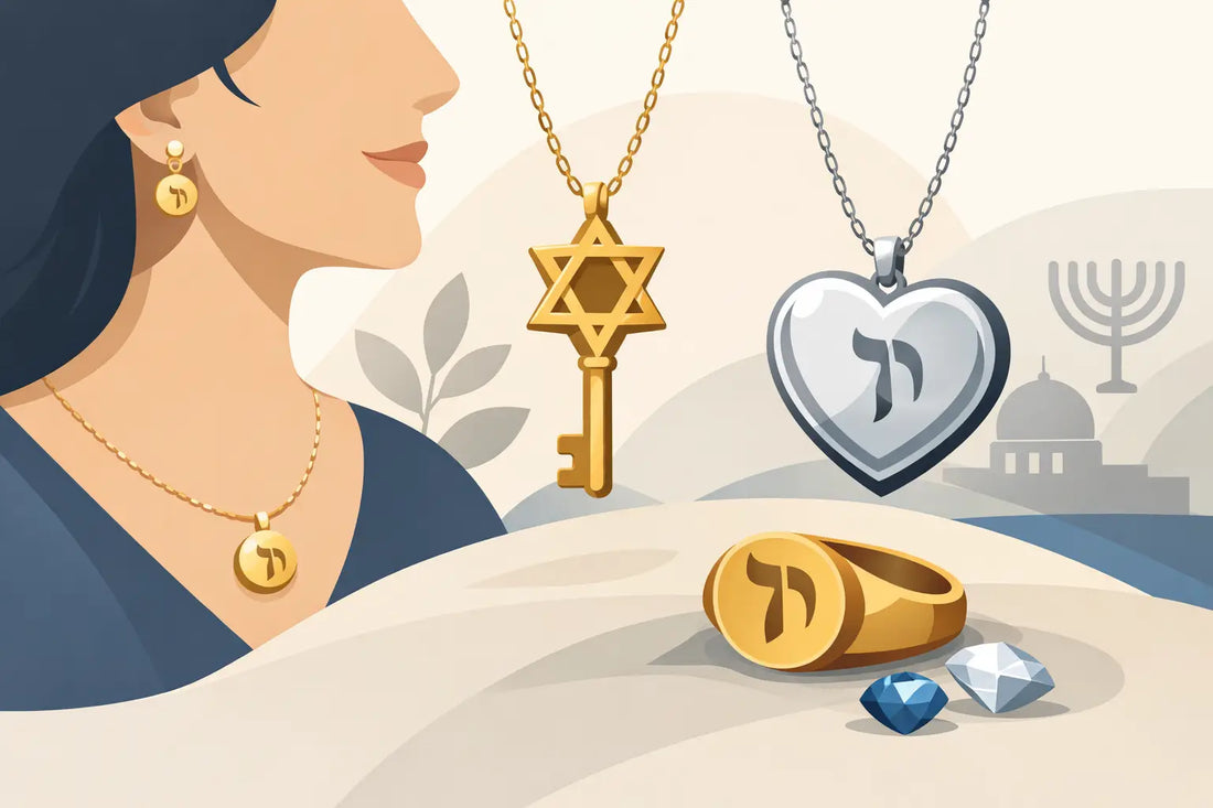 Are Hebrew Initials Traditional in Jewish Jewelry?
