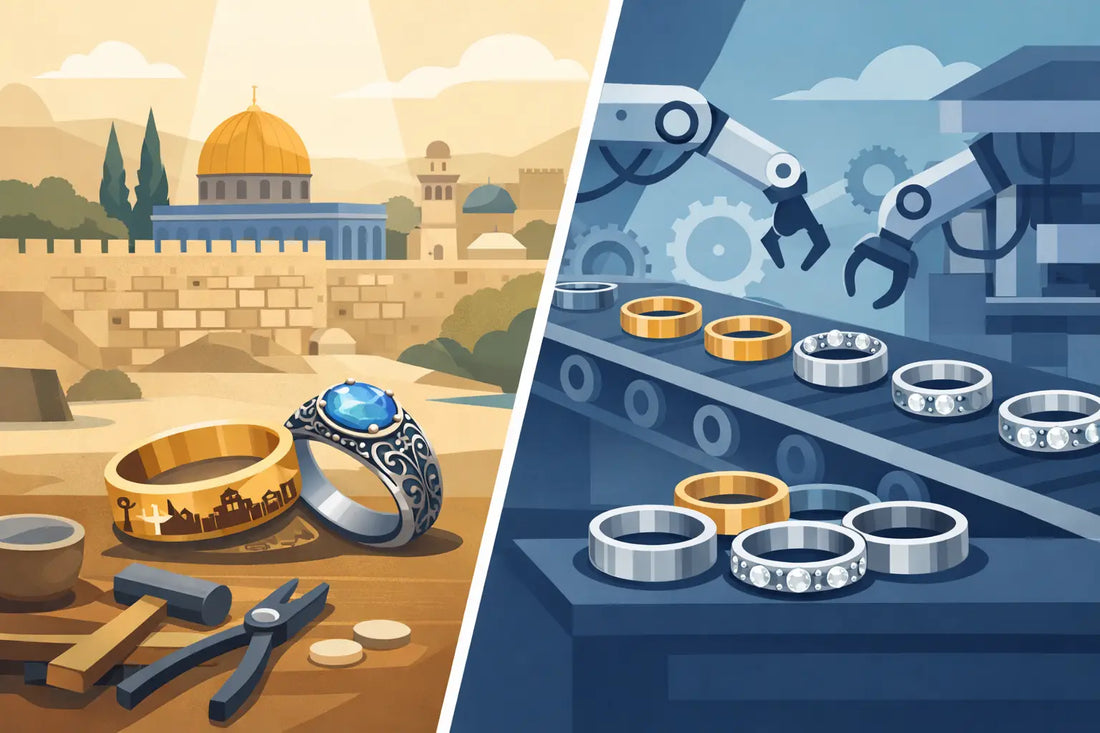 Jerusalem Crafted Rings vs Mass Produced Rings