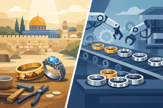 Jerusalem Crafted Rings vs Mass Produced Rings