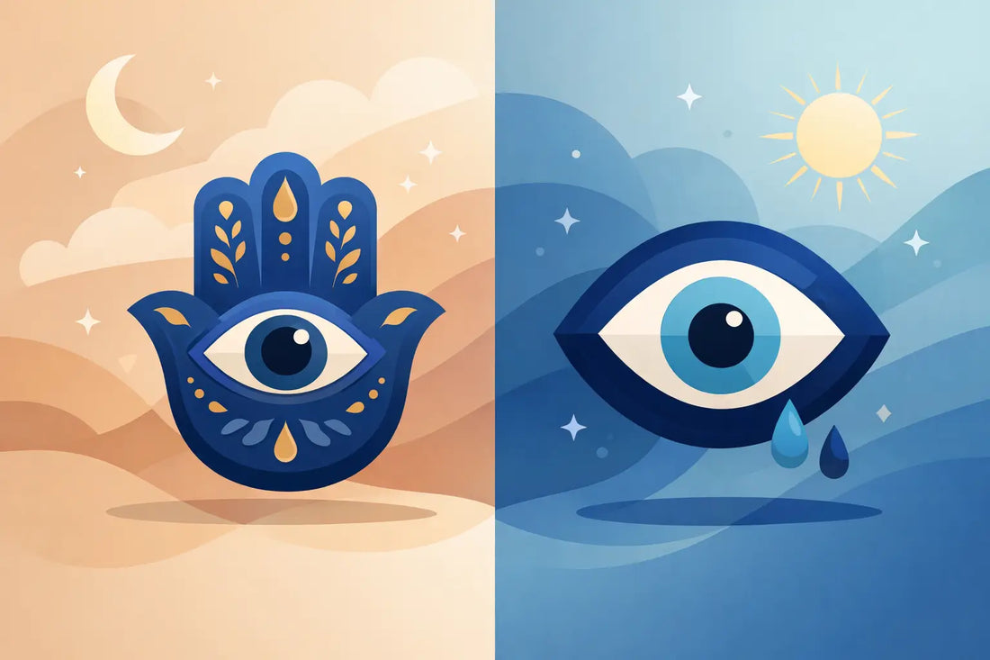 Hamsa Versus Evil Eye and What Each Symbol Means