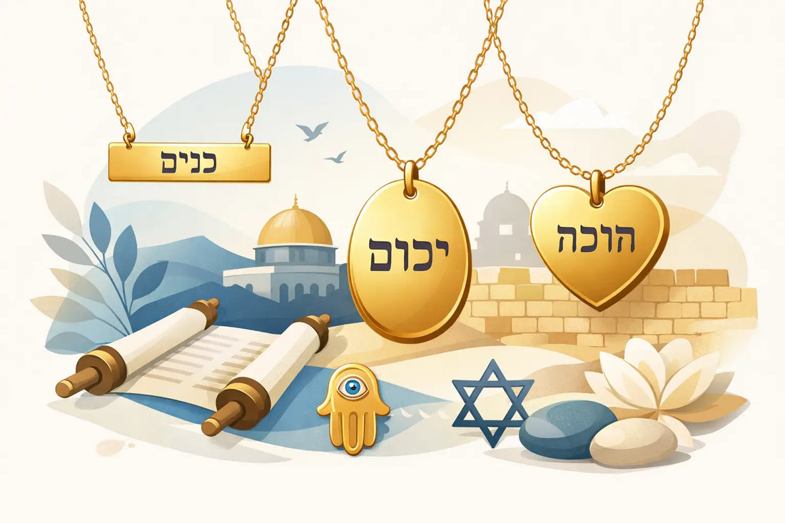 Hebrew Phrase Necklace Examples With Meaning