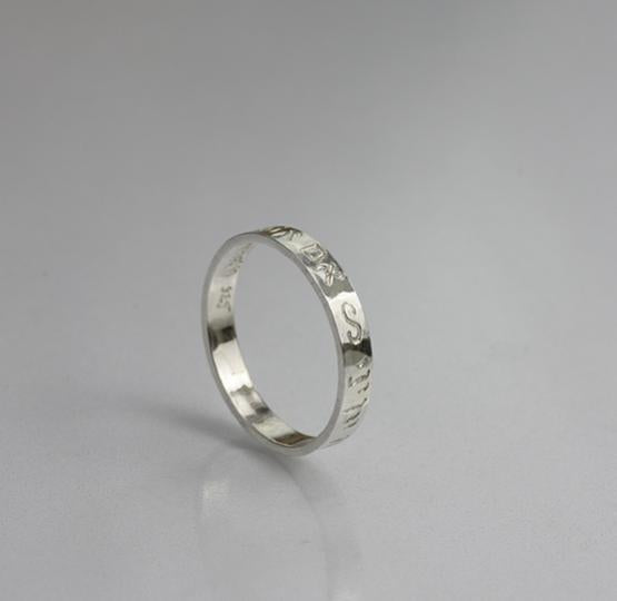 Gold & Silver Extra Narrow Ring