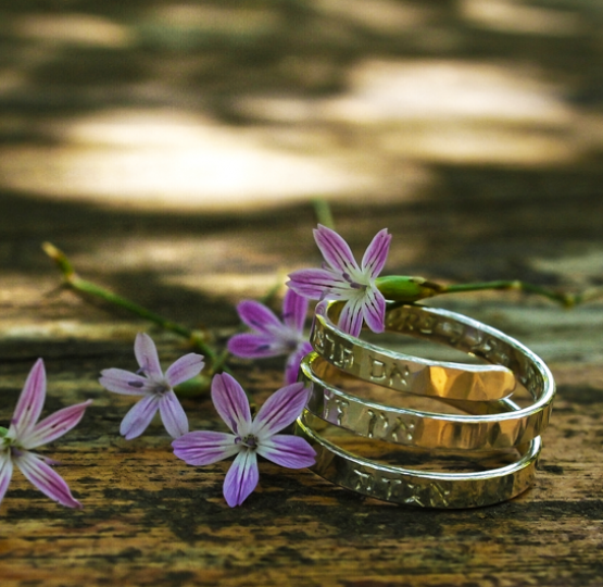 Triple Spiral Ring